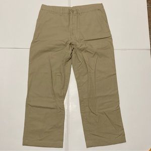 Patagonia MENS 100% organic cotton dress pants 36 khaki Fall 2008 NWOT